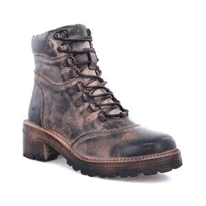 ROAN $235 BY BED STU WOMEN'S PACKER LACE-UP BOOTS - ROUND TOE